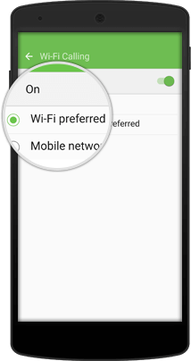 Wi-Fi Calling Android Enable Wi-Fi Calling Step 5 Image U Mobile